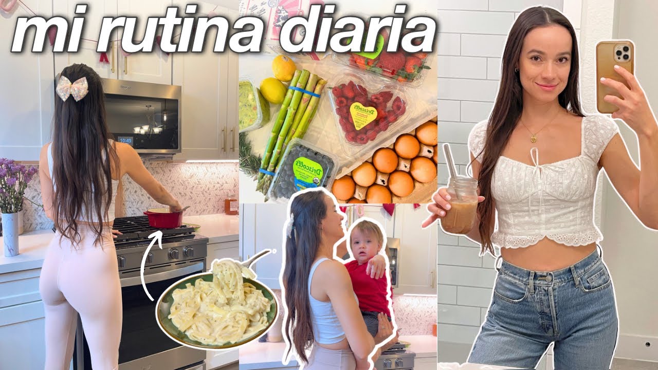 5am RUTINA DIARIA PRODUCTIVA 🩷 cocina, compra, limpia conmigo aesthetic vlog