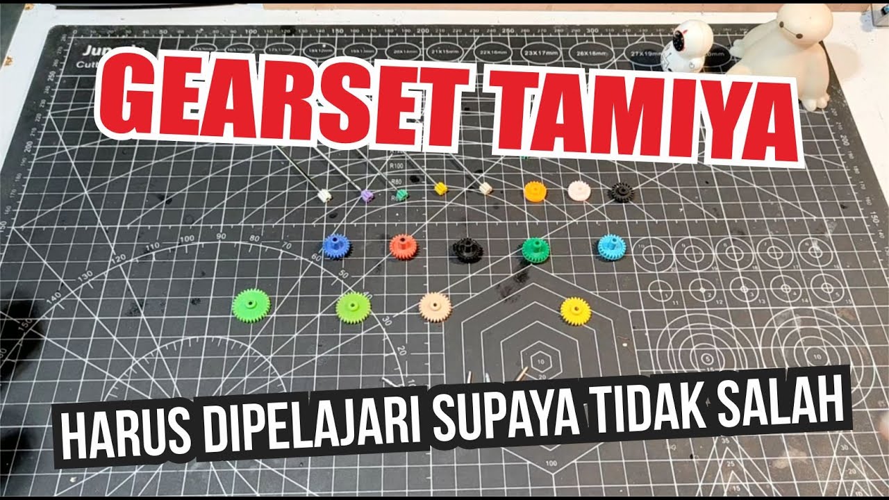 Pengetahuan Tentang Gearset Tamiya Mini4WD Yang Perlu Dipelajari