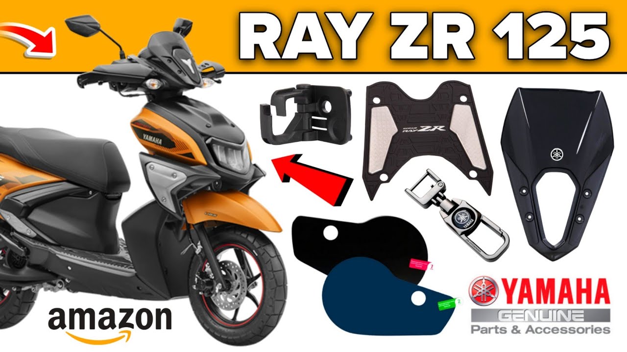 Yamaha RAY ZR Genuine Accessories Price List 2025 🧡 - Also Available on Amazon ✅ #yamaharayzr125