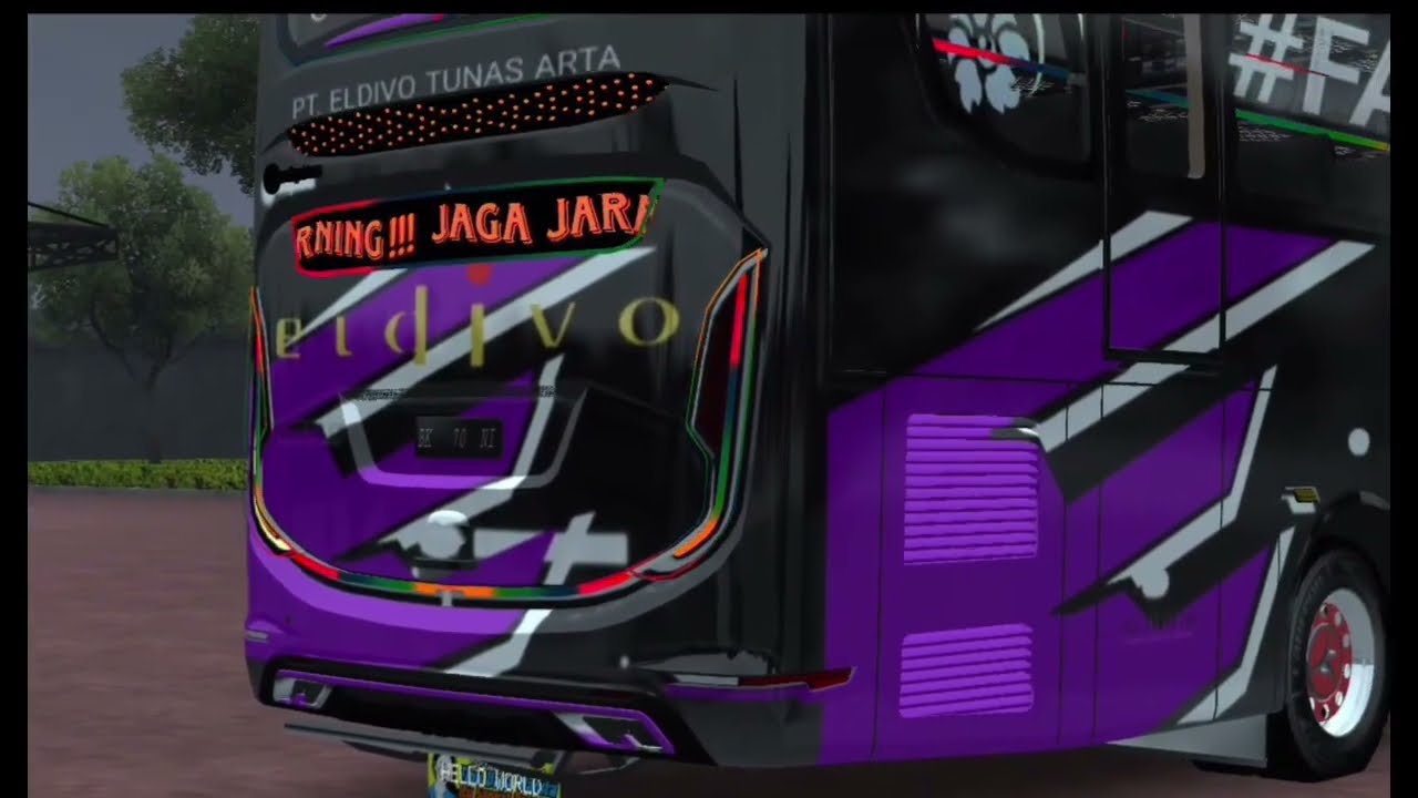 SHARE livery Eldivo bus Srikandi rombak jb5 MHD