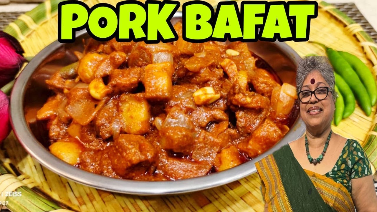 Pork Bafat with ground masala| No readymade powder added | ದುಕ್ರಾ ಮಾಸಾಚೆ ಬಾಫತ್| namma Kudlada ruchi