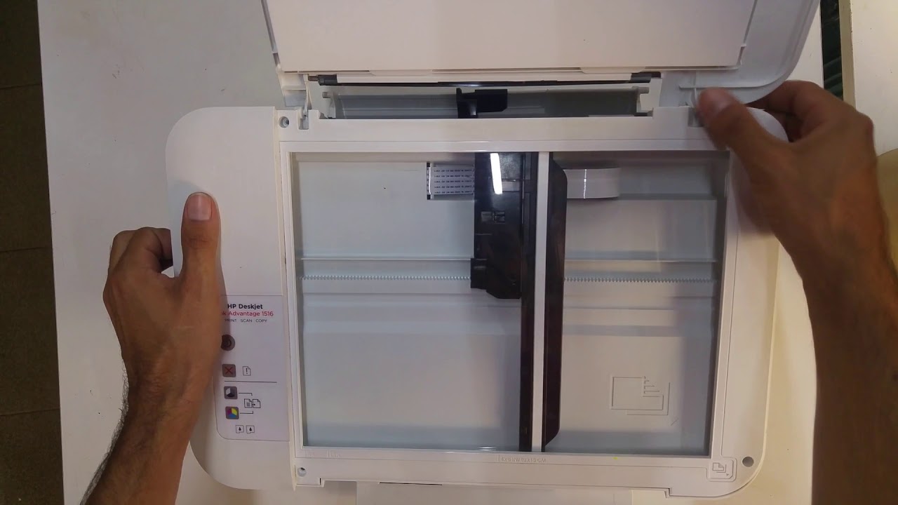 Como desmontar impressora HP Deskjet ink advantage 1516