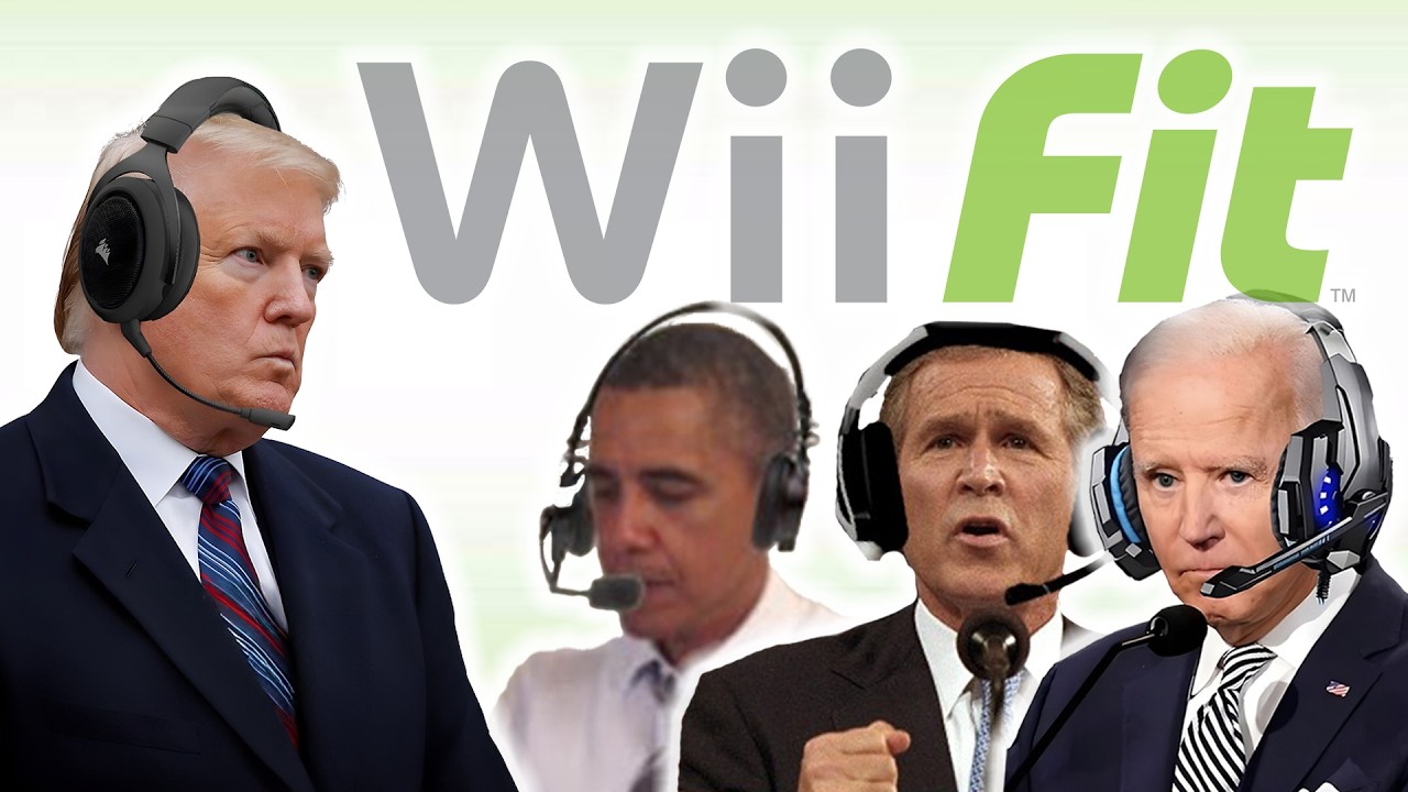 US Presidents Play Wii Fit