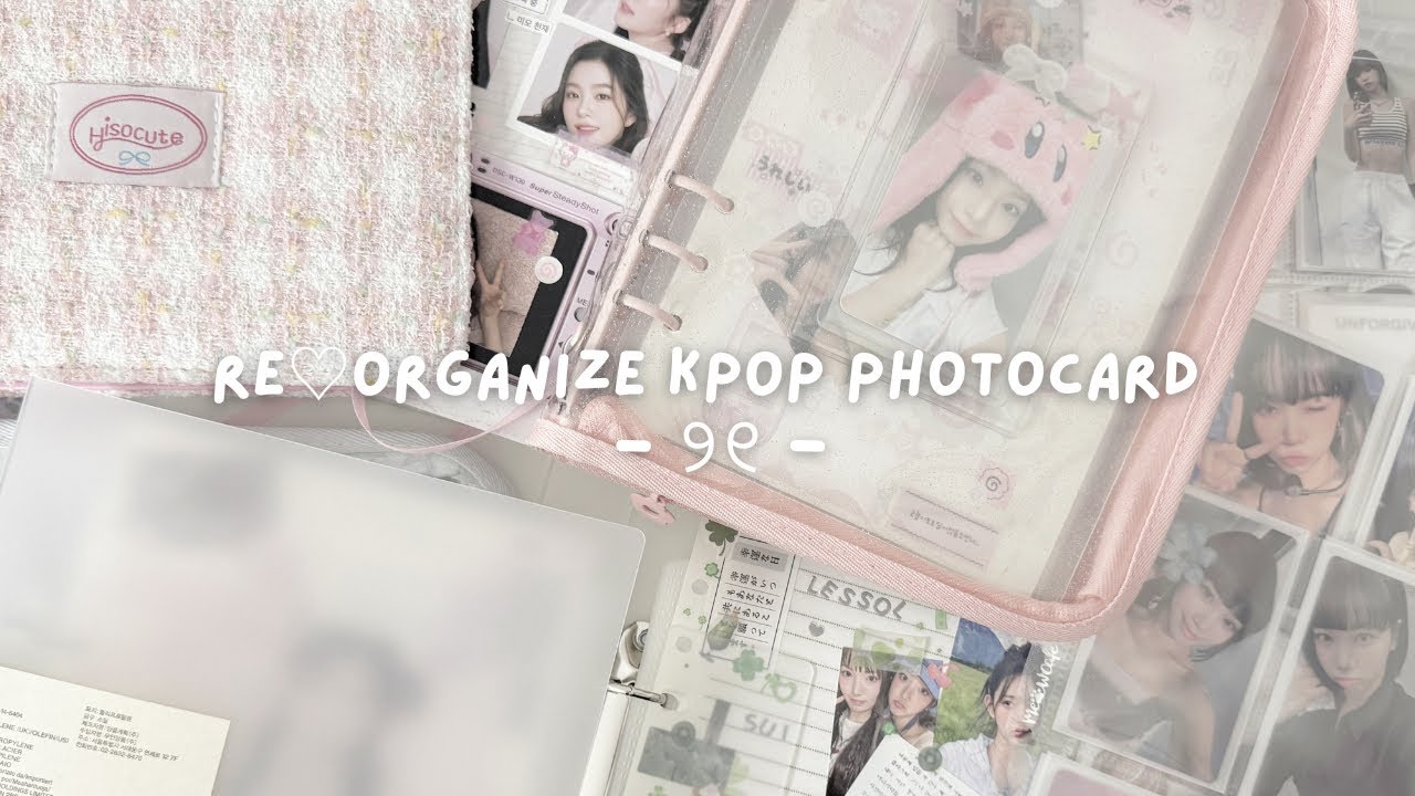 reorganizing + setting up new collection (le sserafim, unis, etc +)