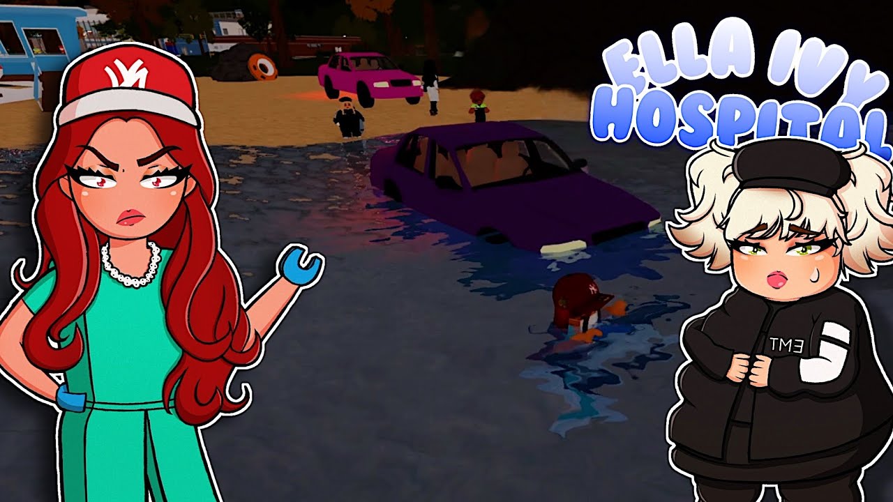 ROBLOX ELLA'S HOSPITAL I HAD TO SAVE HIM FROM THE OCEAN!