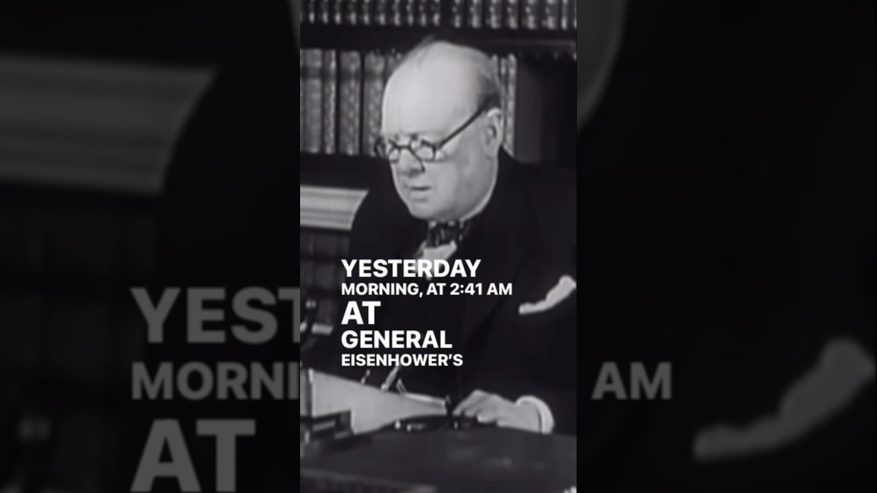 Знаменитая победная речь Уинстона Черчилля 8 мая 1945 года, объявляющая о капитуляции Германии. Д...