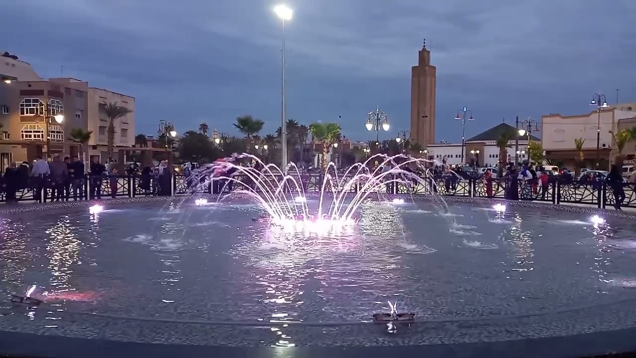 ساحة حي السلام في حلة جديدة 💧## الخميسات