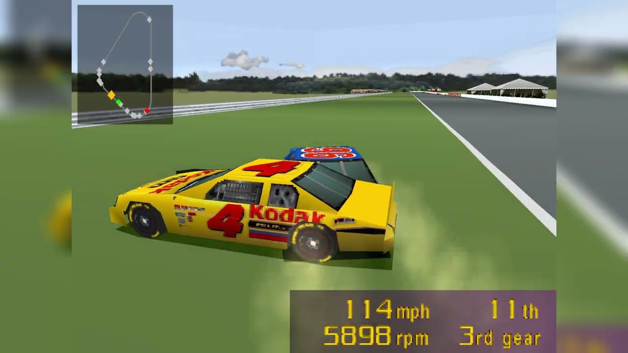 Nascar Racing '96 - Pocono Raceway | Duckstation | i7 14700F + RTX 4060