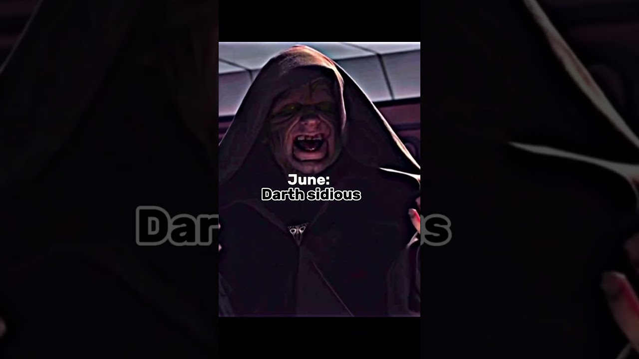 Your month your sw character | part.1 #starwars #edit #fun #facts#shorts