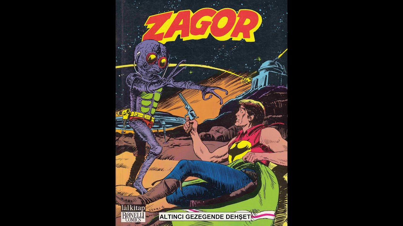 ZAGOR ALTINCI GEZEGENDE DEHŞET  (Arkadaşlar abone olursanız sevinirim)