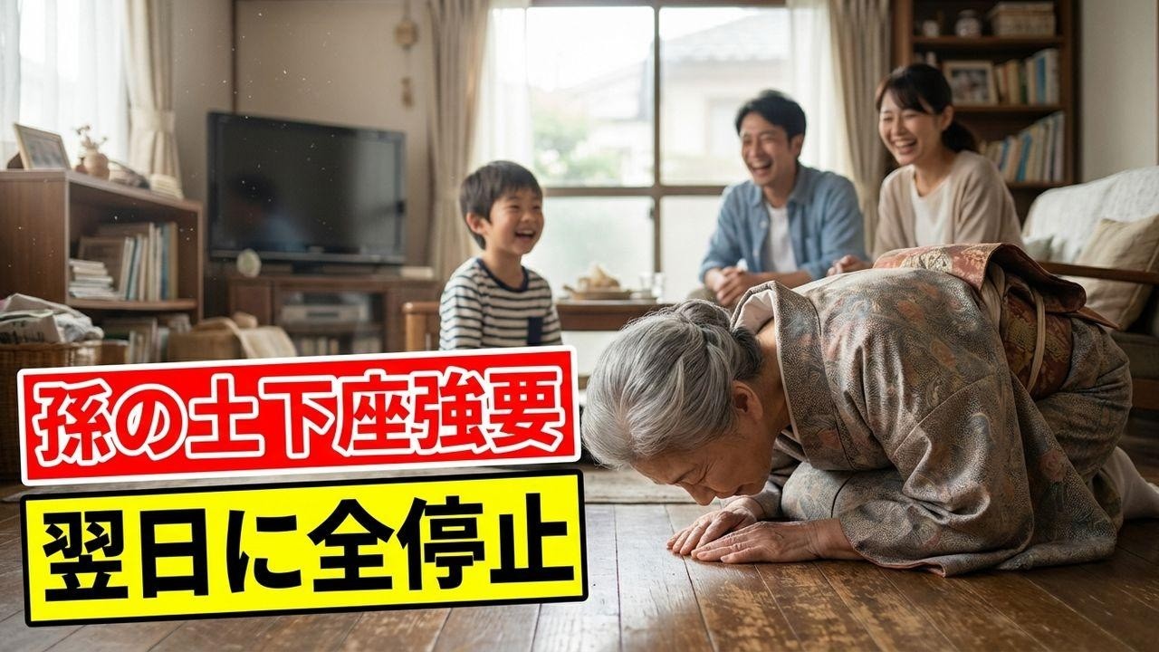 「土下座しろATM」孫と息子夫婦の裏切り。全援助を停止した翌日…
