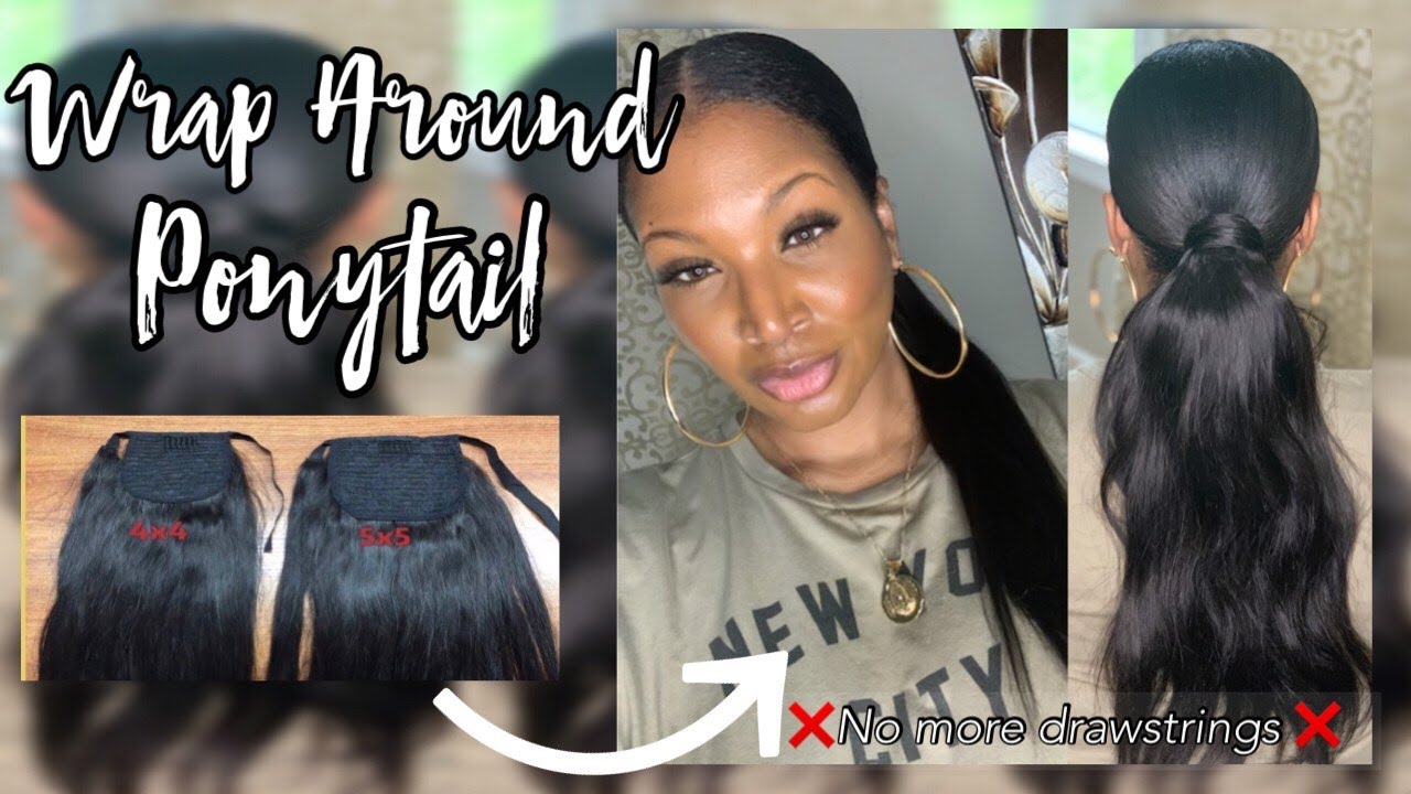 5 min Wrap Around Ponytail