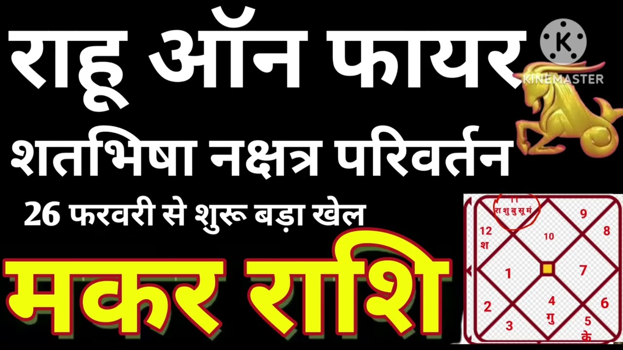 मकर राशि 26 फरवरी राहू ऑन फायर बड़ा खेल शुरू अचानक #astrology #jyotish 