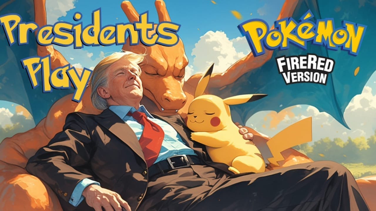 U.S Presidents Play Pok&eacute;mon Fire Red
