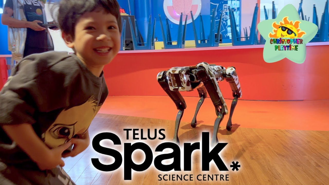 Christopher has Fun at Telus Spark Science Center Calgary