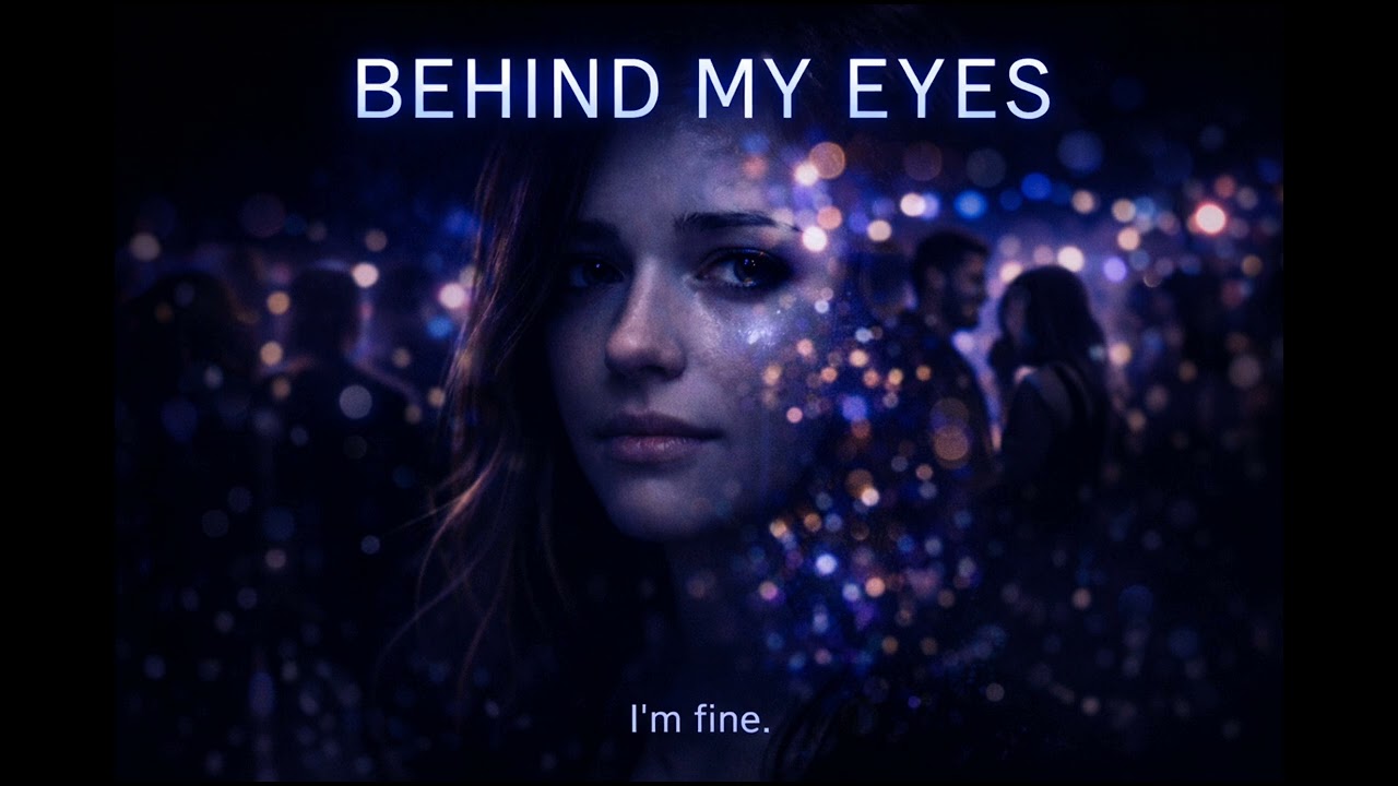 Behind my eyes.