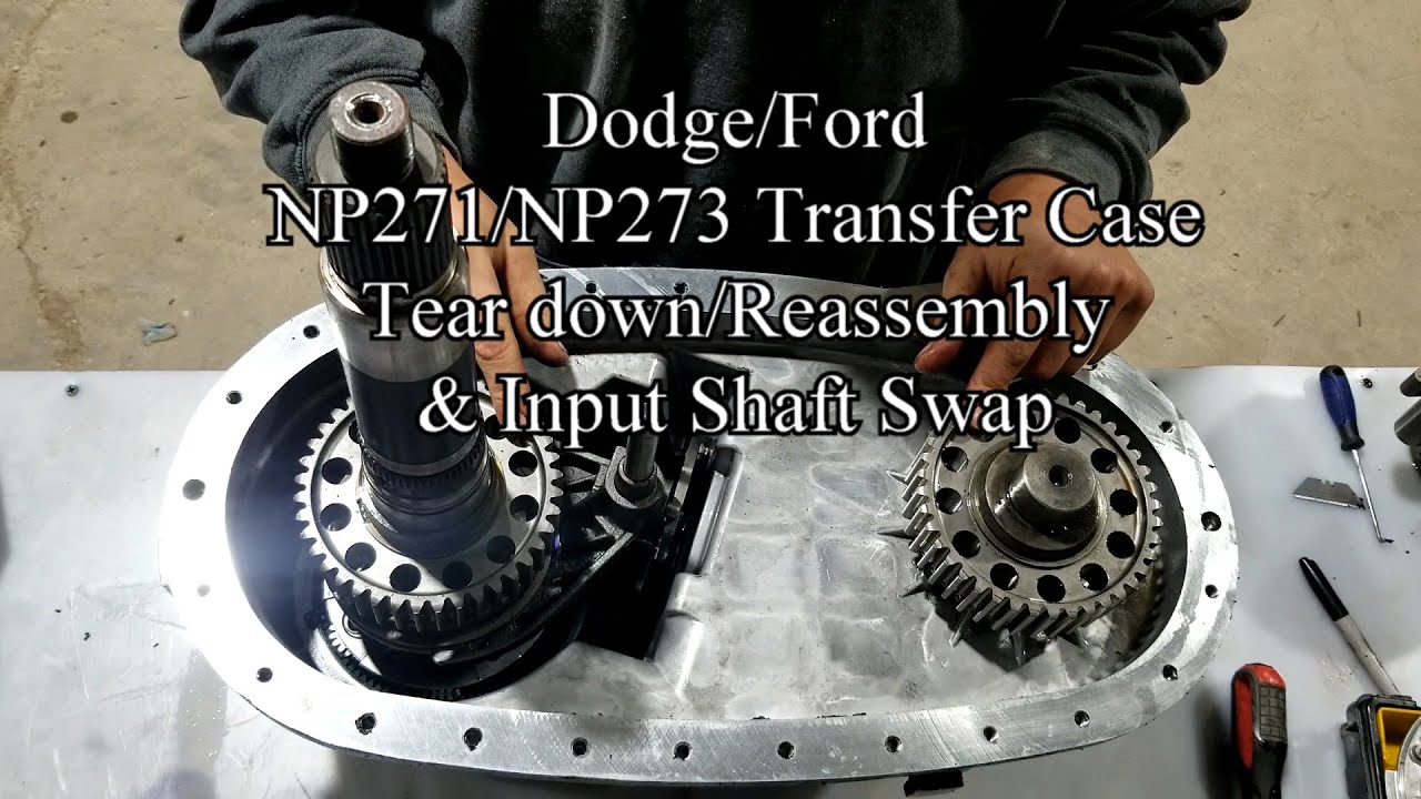 Раздаточная коробка Ford NP273 — замена входного вала Dodge
