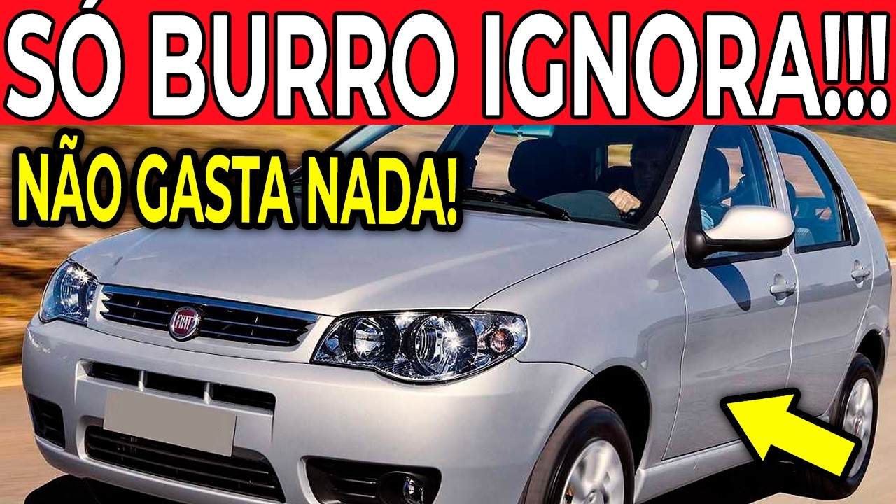 😱💸 4 CARROS BARATOS E ECONÔMICOS PRA QUEM NÃO AGUENTA MAIS GASTAR COM GASOLINA! ⛽🚗