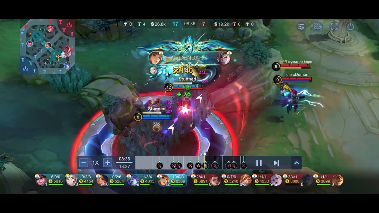 EXP lane Guinevere gameplay MOBA legends