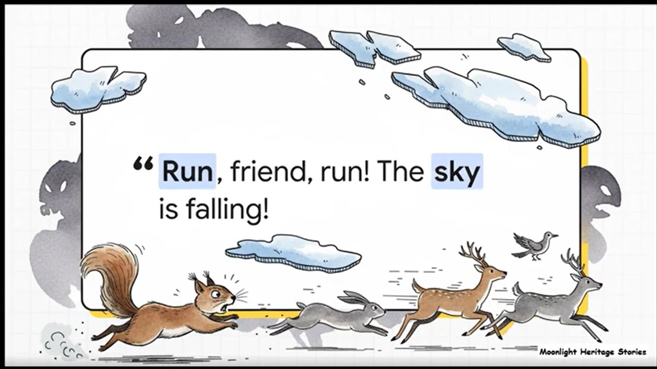 Squirrel & the Falling Sky | Bedtime Stories | Folk Stories | Moral Stories