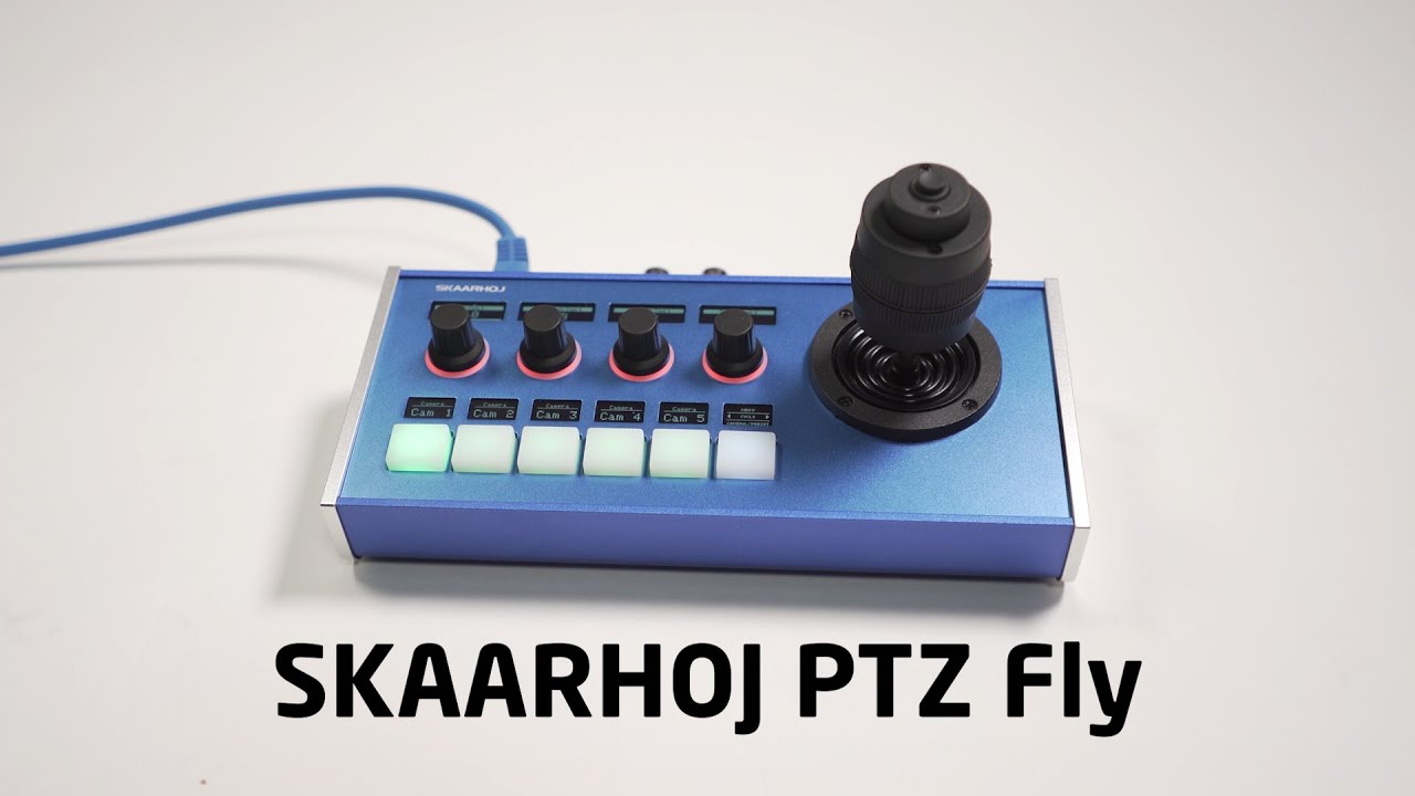 LEGACY - Nice Compact PTZ Controller | SKAARHOJ PTZ Fly