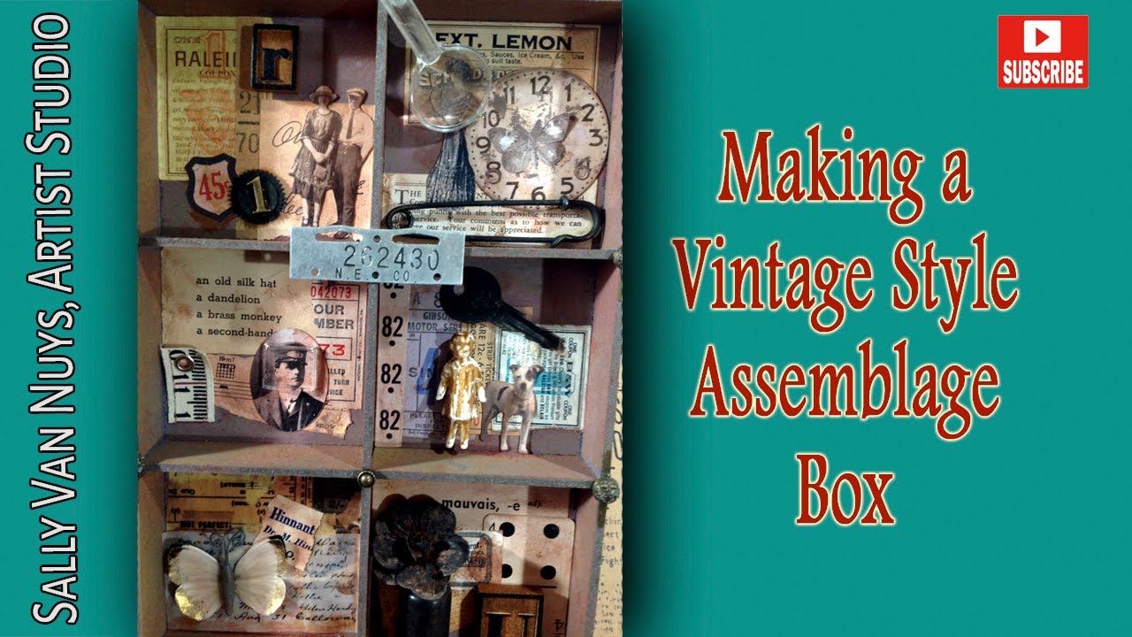Making a Vintage-Inspired Assemblage Box
