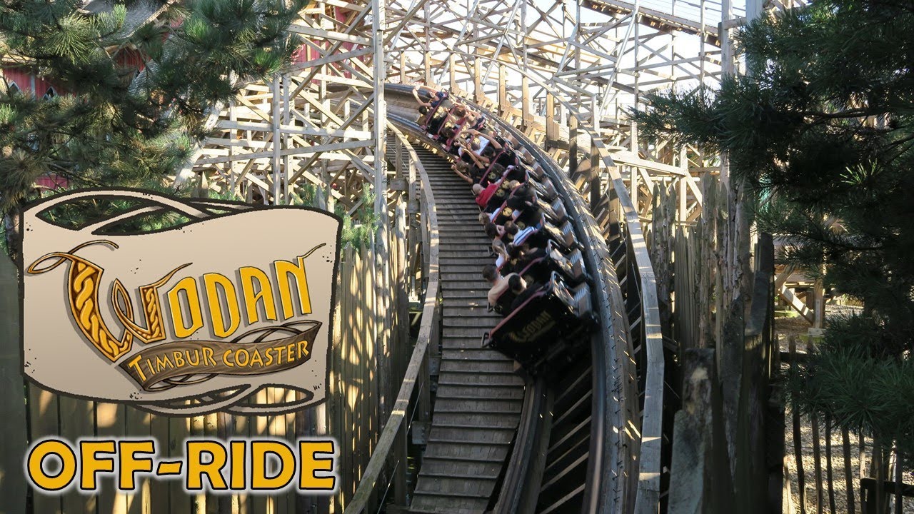 Wodan Timbur Coaster Off-Ride, Europa Park GCI Wood Coaster | Non-Copyright