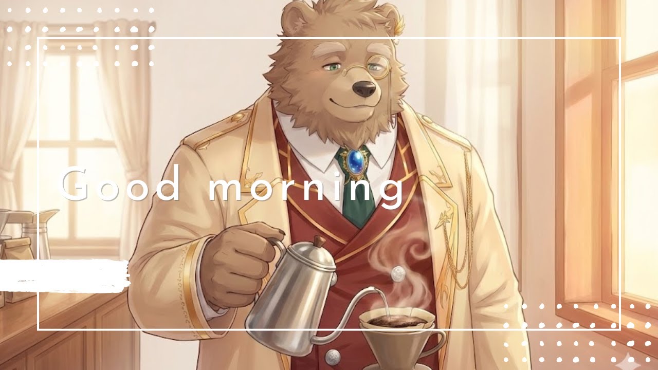 今日は短め！賢くなるかも知れないおはよう雑談【獣人 / ケモノVtuber】