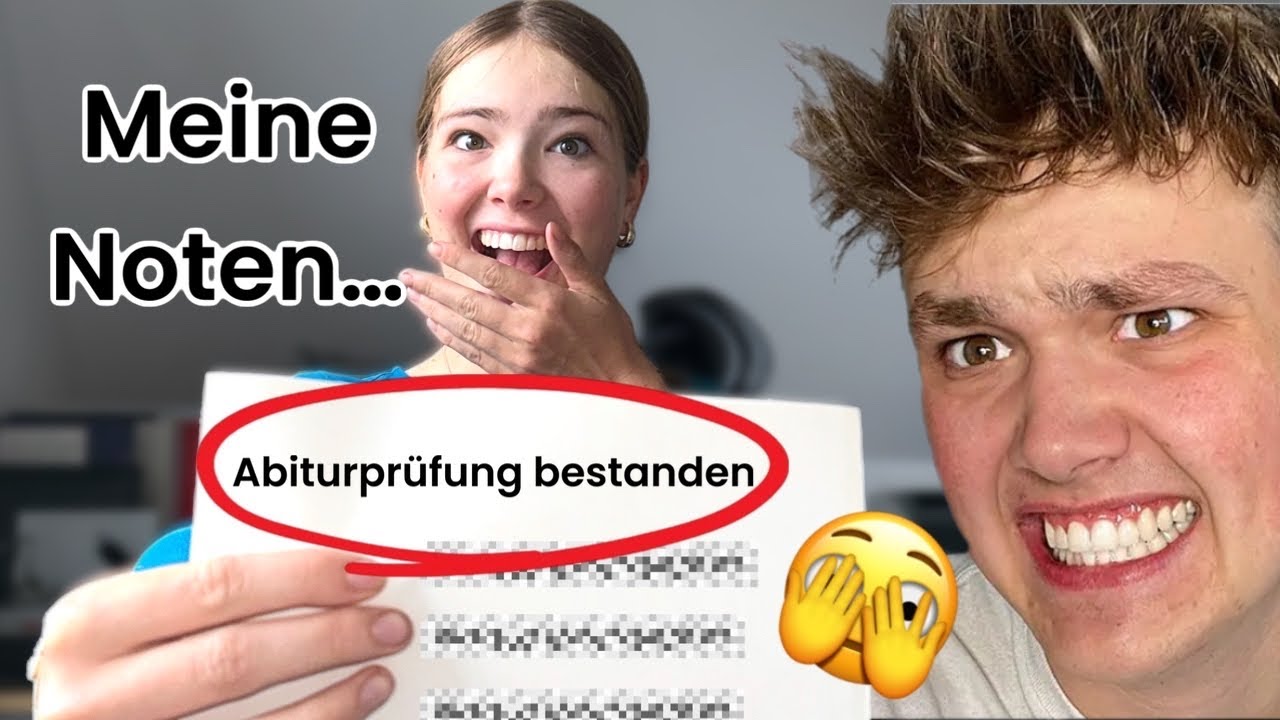 ICH KANN ES NICHT GLAUBEN🎉😭! MORITZ REAGIERT AUF MEINE ABITURERGEBNISSE🫢