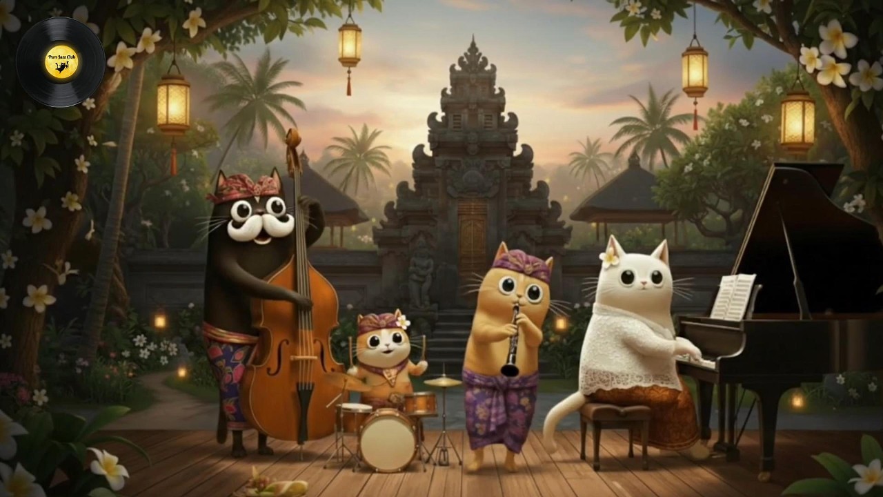 🐱Soothing Jazz Collective | Tropical Jazz for Cat Dreamers  ✨🌺