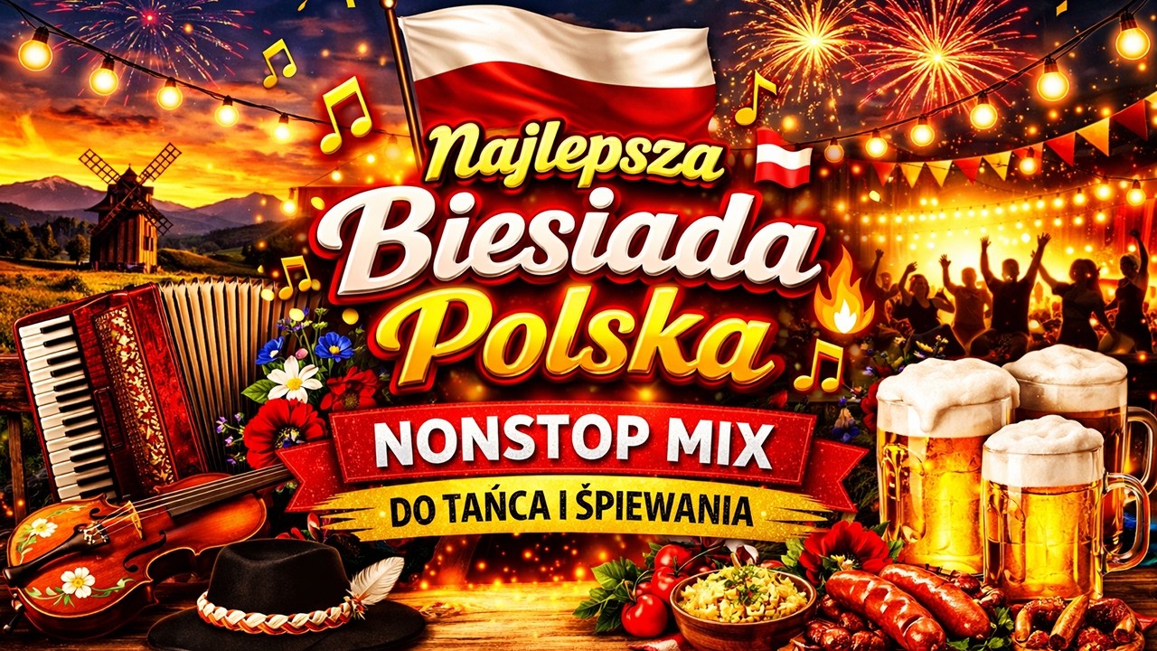 Najlepsza Biesiada Polska 🔥 Nonstop Mix do Tańca i Śpiewania