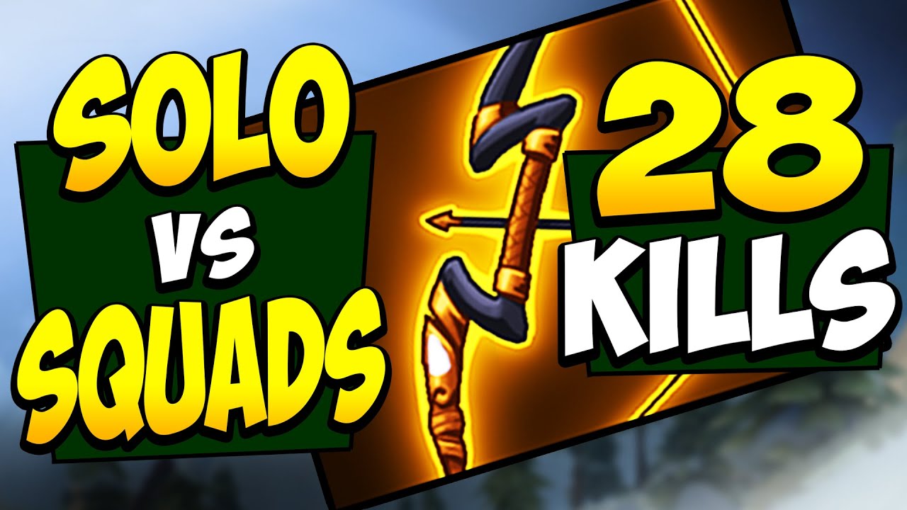 INSANE Solo Squads LONGBOW HUNTER Game - 28 KILLS | Realm Royale