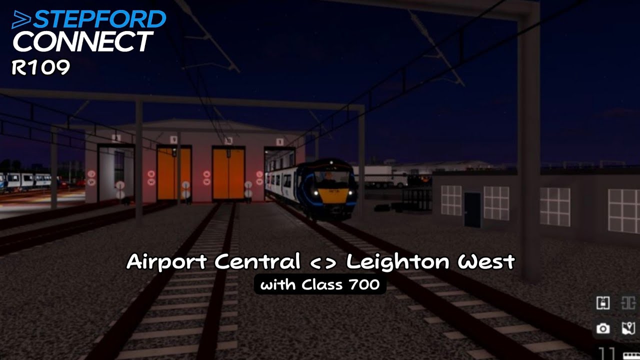 Airport Central to Leighton West (R109) with Class 700 - SCR Roblox