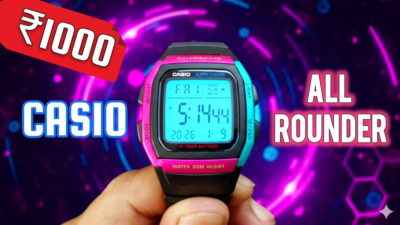 Best Casio Watch Under ₹1000 🔥 Casio W - 96H –2AVDF | Full Specs & Features