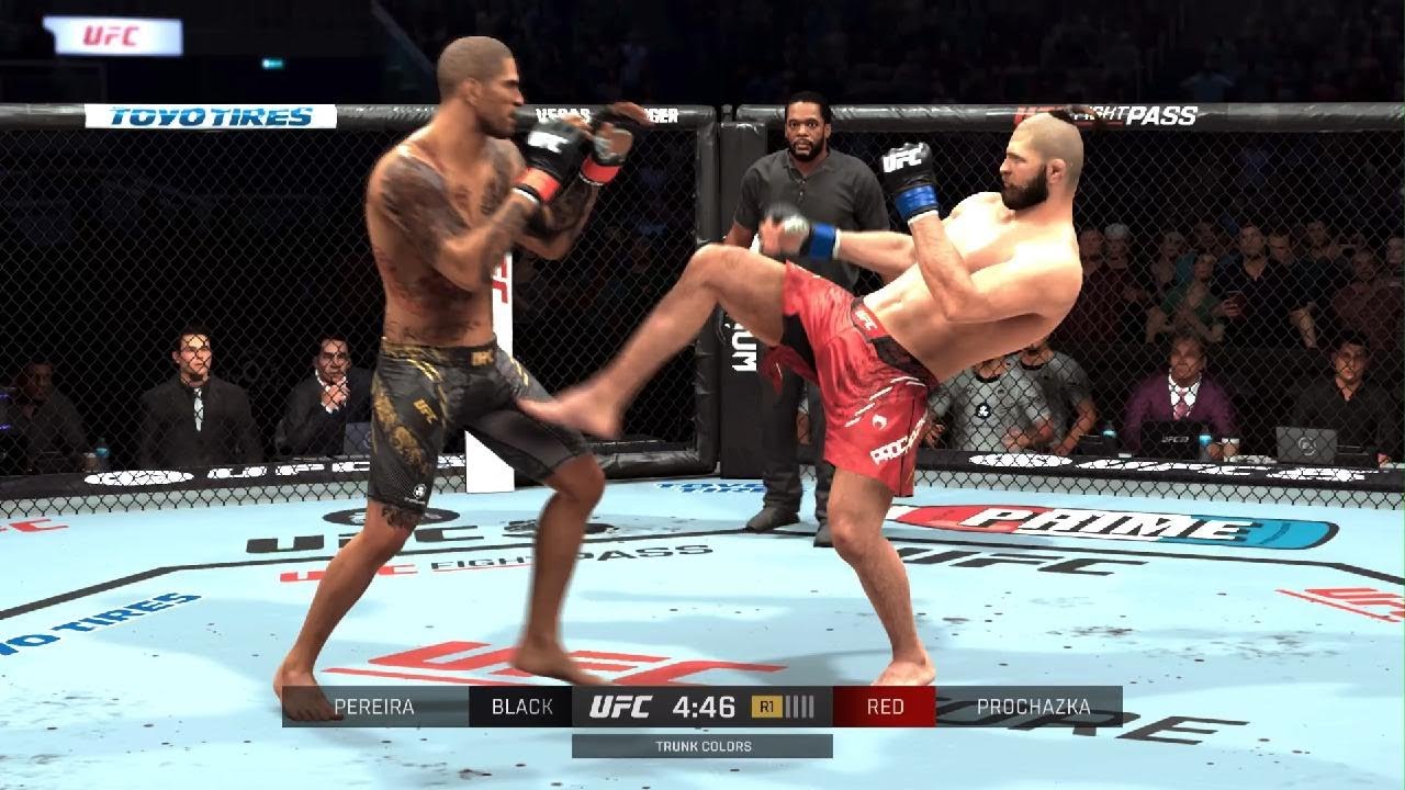 Alex Pereira shuts down  Jiri Prochazka
