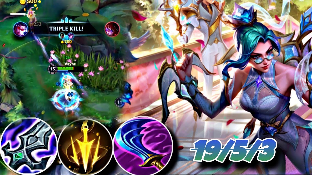 WILD RIFT | Vayne With Ex Skin Crystal Rose Is Perfect Carry | GAMEPLAY | #wildrift #vayne #adc