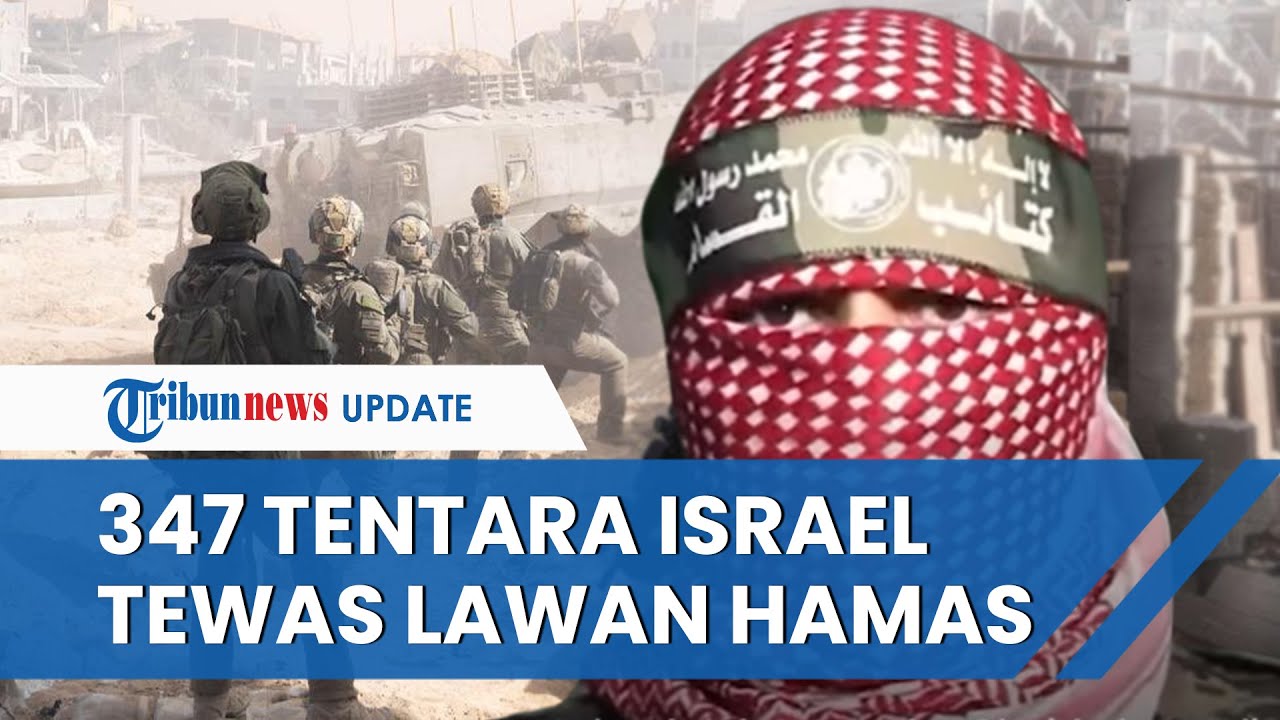 Rangkuman Hari Ke-31 Perang Israel-Hamas: 347 Tentara Zionis Tewas, Sosok Pria Bertopeng Hamas