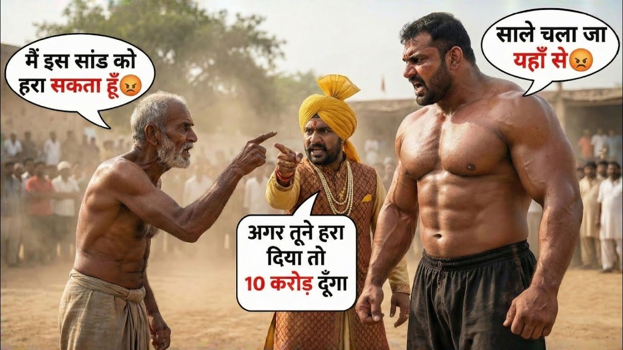 घमंडी पहलवान vs 70 साल का बूढ़ा: कौन जीता? 😱