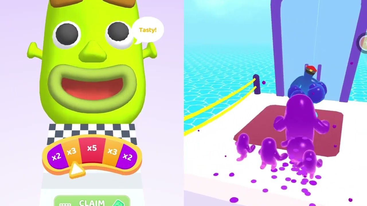 Join blob Clash 3d Vs Sandwich Run - Gameplay Walkthrough Android IOS- All Level Max Tiktok