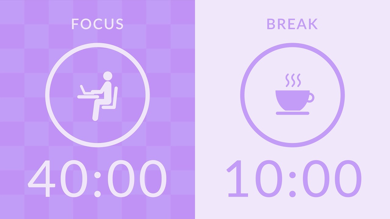 40/10 Pomodoro Timer | No Music 🔔 Bell Only | 5-Hour Study With Me for Deep Focus 🍅