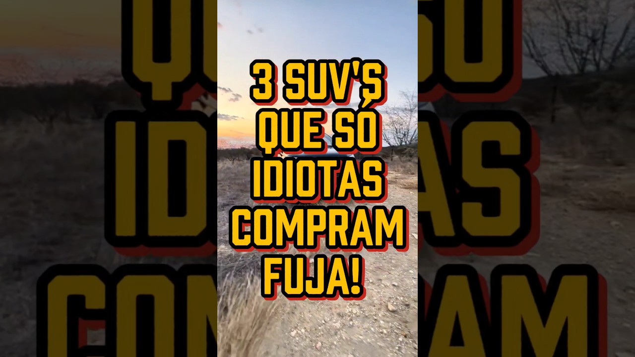 3 Carros que S&oacute; idiotas compram - OS PIORES SUVS PRA COMPRAR em 2025