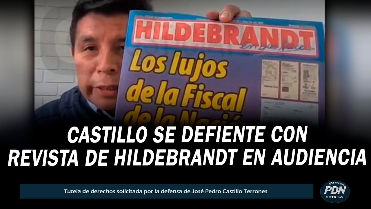 CASTILLO DEFENDS HIMSELF WITH HILDEBRANDT MAGAZINE AT RIGHTS PROTECTION HEARING