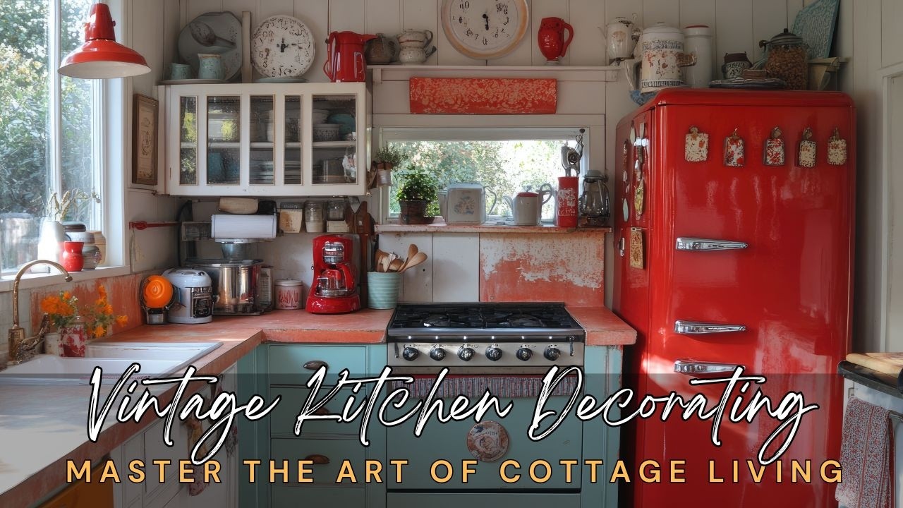 Master the Art of Cottage Living: Vintage Kitchen Decorating Ideas into Your Kitchenette