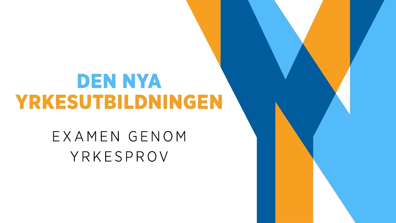 Examen genom yrkesprov
