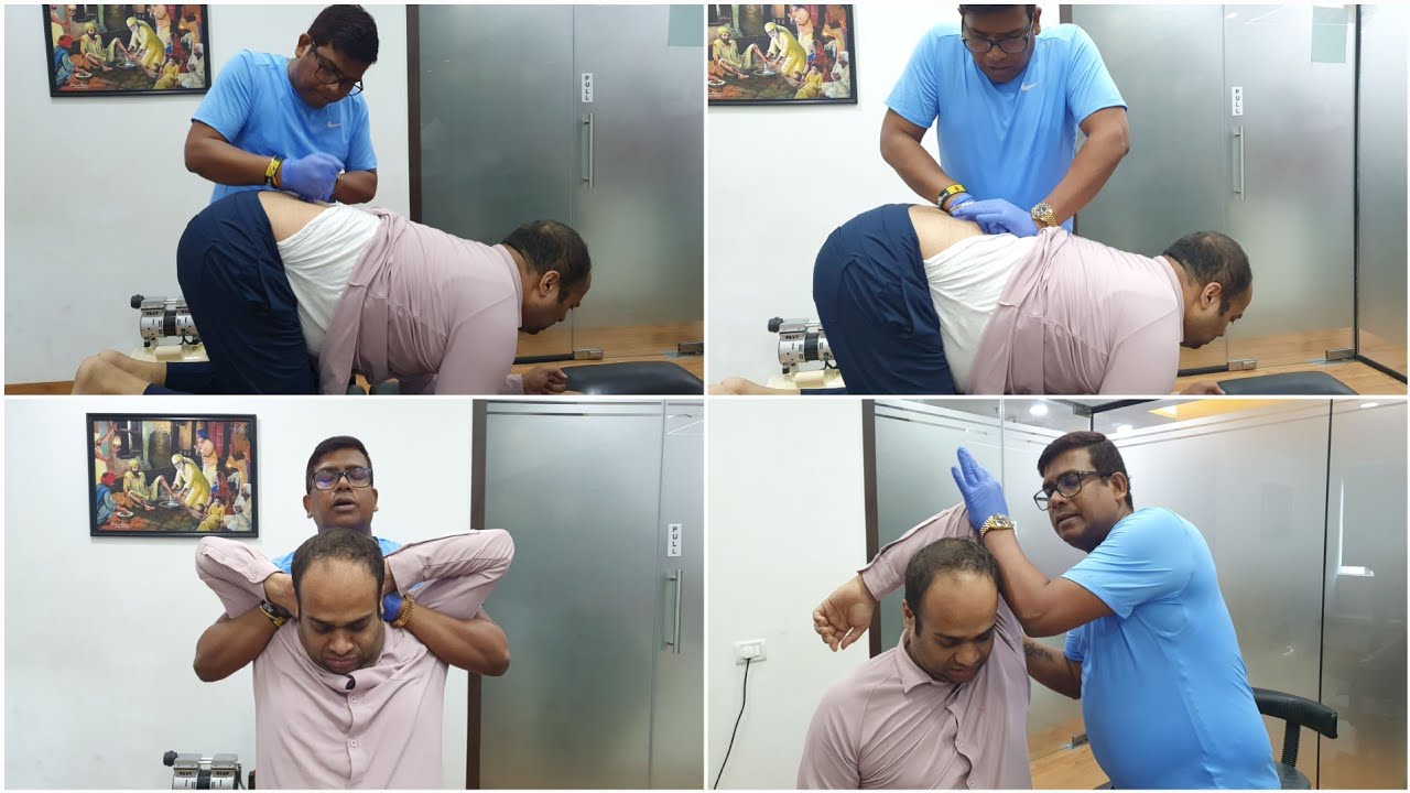 Severe back pain was cured in one Chiropractic treatment. #drrajneeshkant