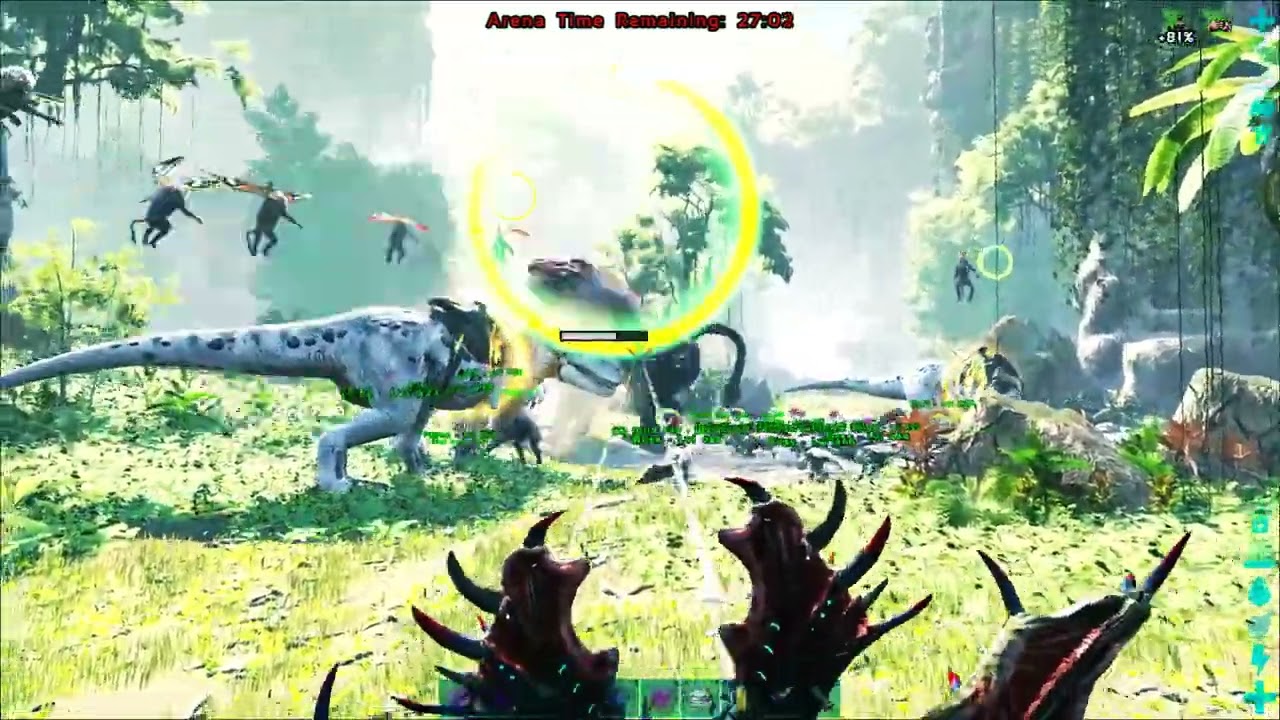 ARK Dinopithecus King Boss - Lost Island ALPHA Official PvP in UNDER 3 minutes