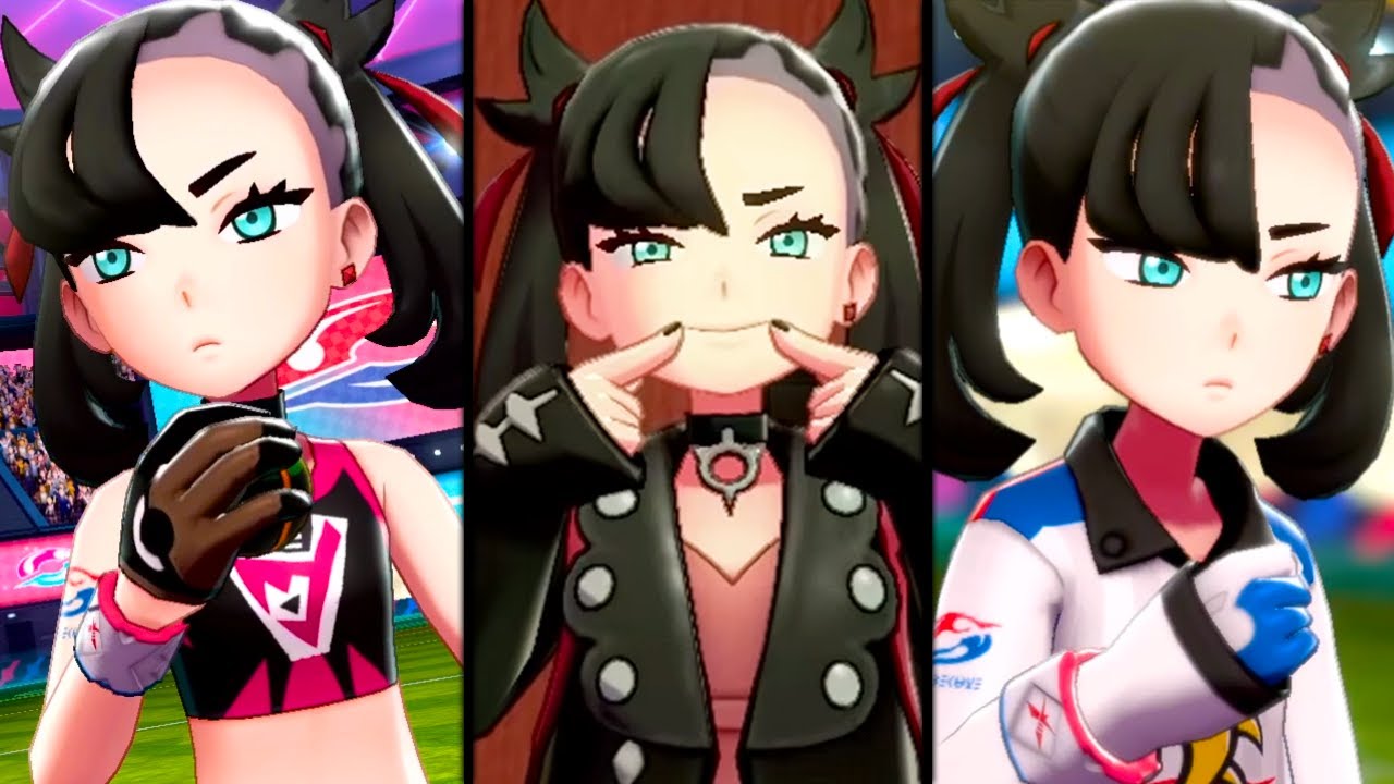 Pokémon Sword & Shield - ALL Marnie Battles
