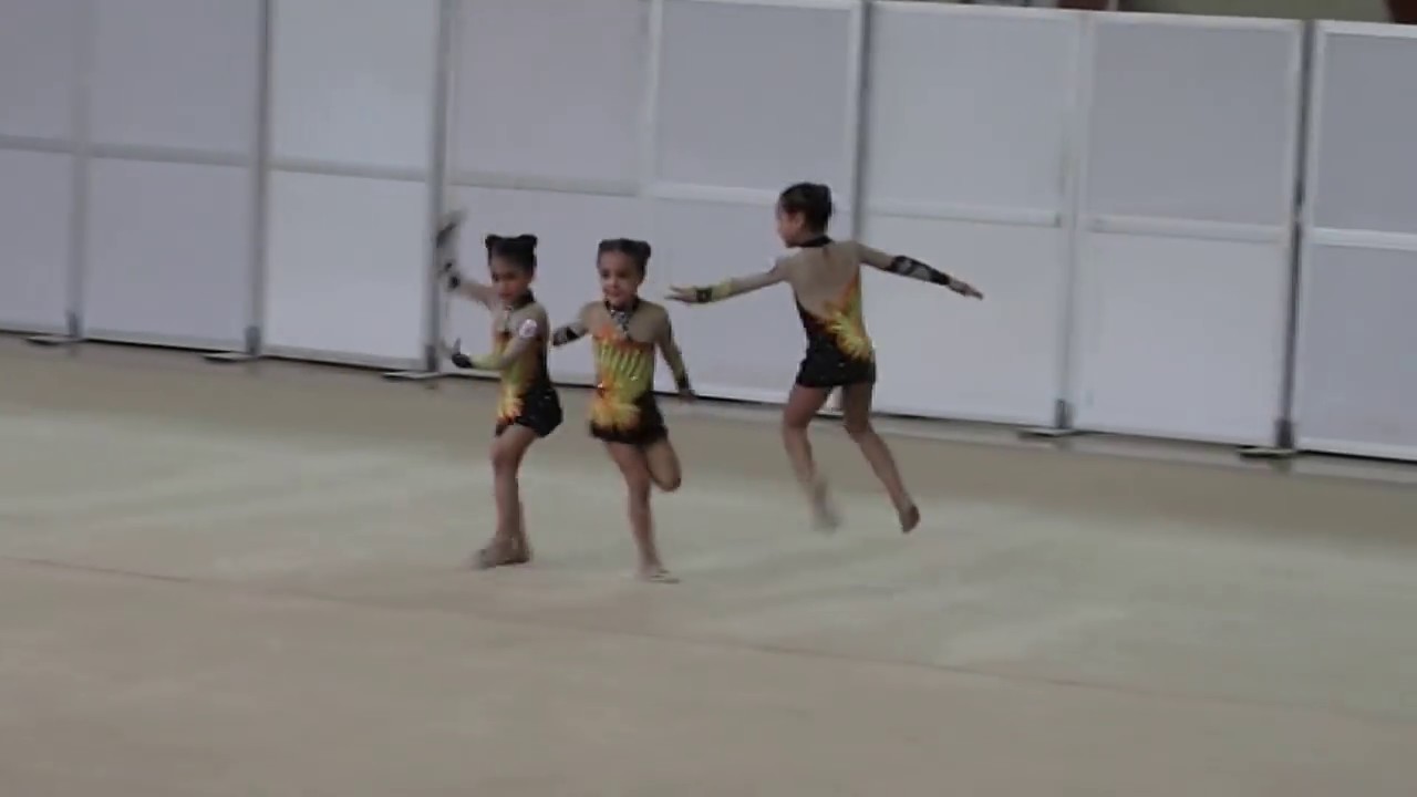 فريق نادي الزهور للجمباز الايقاعي  المركز الاول في بطولة القاهره  لعام 2013