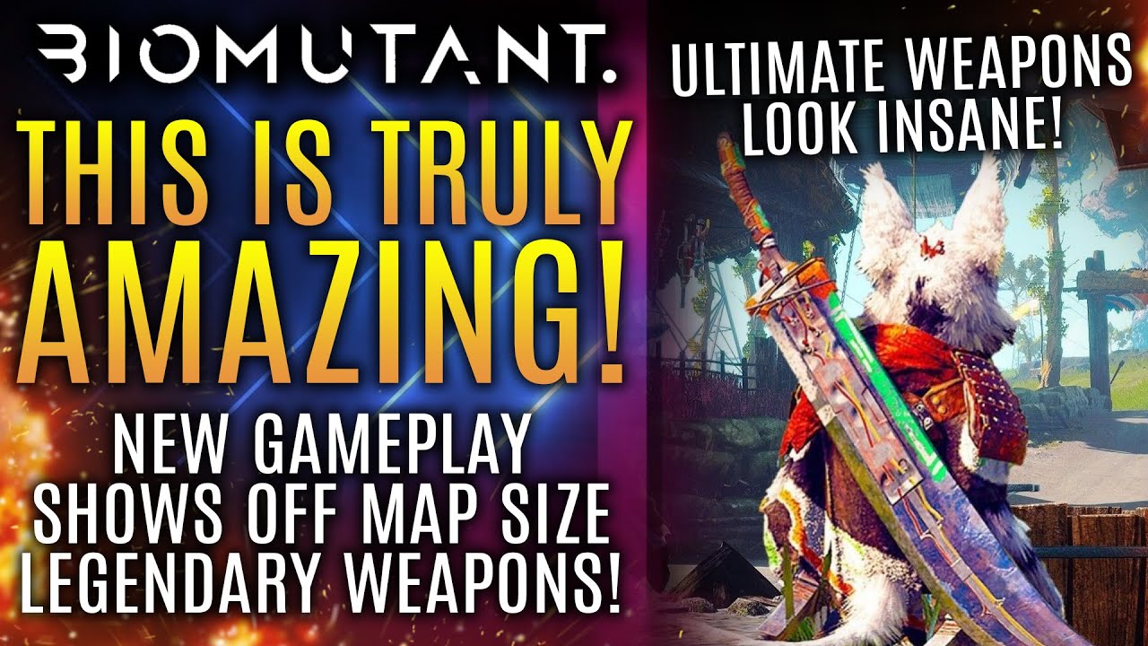 Biomutant — это ПОТРЯСАЮЩЕ! Новый игровой процесс демонстрирует мощное оружие, размер карты и мно...