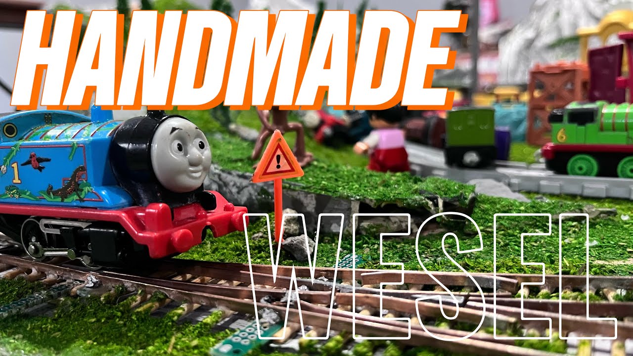 Update wesel biar lancar harus dibuat rata #weseltrain #traintoys #miniature #mix 